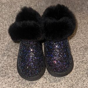 DC Sparkly Black Kids' Booties